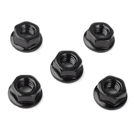 RC4WD M4 Low Profile Flanged Lock Nut (Black) (Z-S0547)