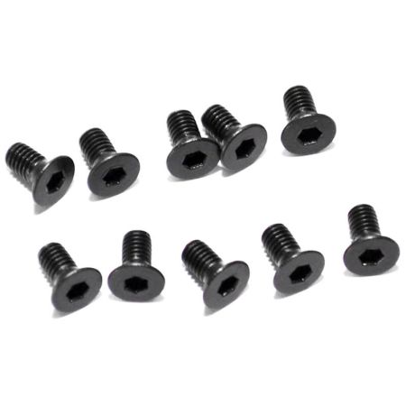 RC4WD Steel Flat Head Socket Cap Screw M3 X 6mm (10) (Z-S0648)