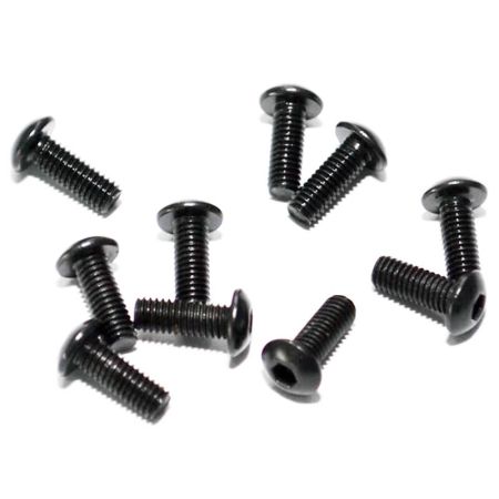 RC4WD Steel Button Head Cap Screws M3 X 8mm (10) (Z-S0652)