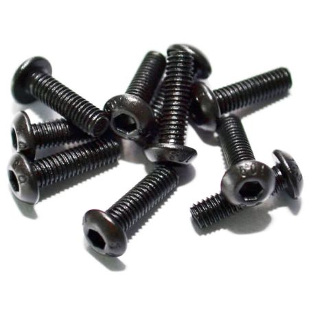 RC4WD Steel Button Head Cap Screws M3 X 10mm (10) (Z-S0653)