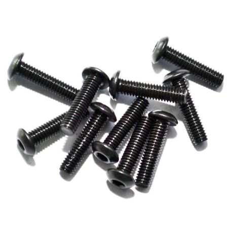 RC4WD Steel Button Head Cap Screws M3 X 12mm (10) (Z-S0654)