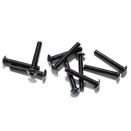 RC4WD Steel Button Head Cap Screws M3 X 18mm (10) (Z-S0657)