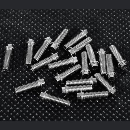 RC4WD Miniature Scale Hex Bolts (M3X10mm) (Silver) (Z-S0693)