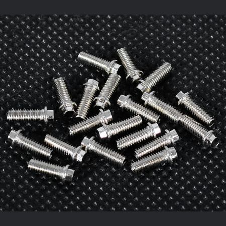 RC4WD Miniature Scale Hex Bolts (M3X8mm) (Silver) (Z-S0695)