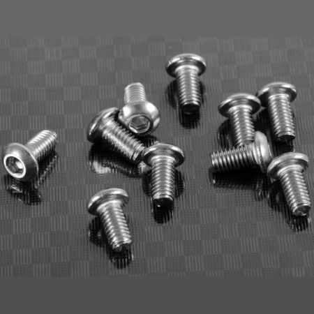 RC4WD Button Head Cap Screws M3 X 6mm (10) (Z-S0960)