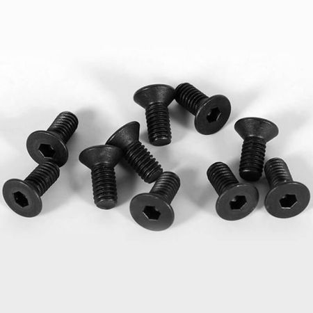 RC4WD Steel Flat Head Socket Cap Screws M2.5 X 6mm (10) (Z-S1205)