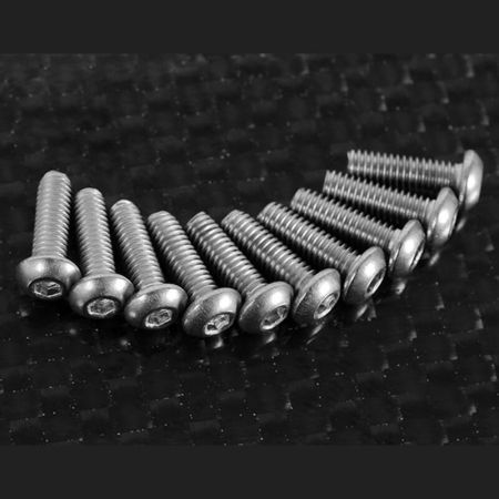 RC4WD Button Head Cap Screws M2.5 X 8mm (10) (Z-S1227)
