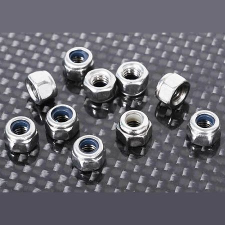 RC4WD Nylock Nuts M4 (Silver) (Z-S1265)