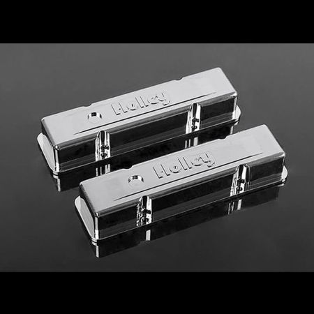 RC4WD 1/10 Holley&#174; Chrome Valve Covers For Scale V8 Engine (Z-S1500)