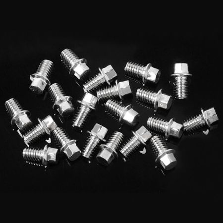 RC4WD Miniature Scale Hex Bolts (M2.5 X 4mm) (Silver) (Z-S1563)