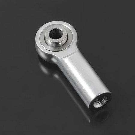 RC4WD M3 Medium Straight Aluminum Rod Ends (Silver) (10) (Z-S1638)