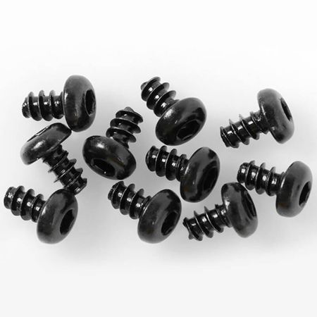 RC4WD Button Head Self Tapping Screws M3 X 5mm (Black) (Z-S1689)