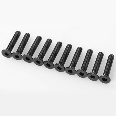RC4WD Steel Flat Head Socket Cap Screws M3 X 16mm (10) (Z-S1720)
