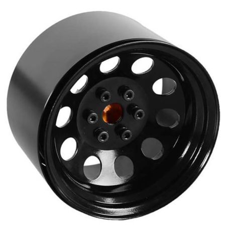 RC4WD Pro10 40 Series 3.8" Steel Stamped Beadlock Wheel (Black) (Z-W0056)