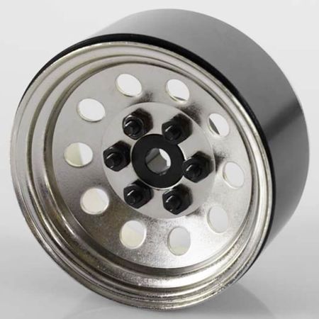RC4WD Pro10 1.9" Steel Stamped Beadlock Wheel (Silver) (Z-W0073)