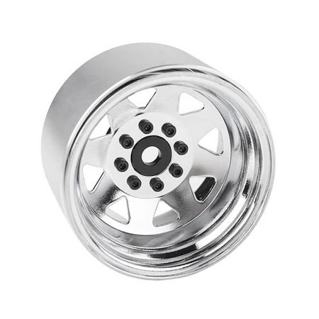 RC4WD 8Lug Deep Dish Wagon 1.9 Steel Stamped B/L Wheels Chrme (Z-W0079)