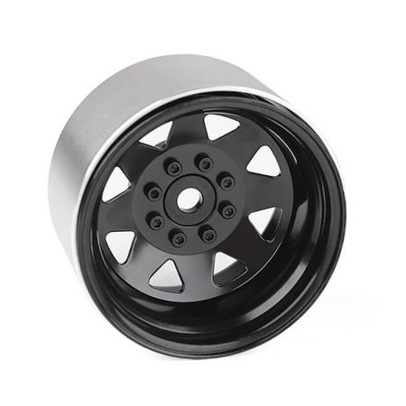 RC4WD 8Lug Deep Dish Wagon 1.9 Steel Stamped B/L Wheels Black (Z-W0084)