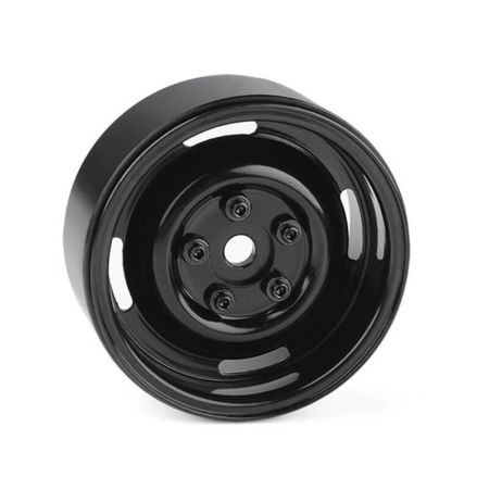 RC4WD 1.9" Landies Vintage Stamped Steel B/Lock Wheels Black (Z-W0136)