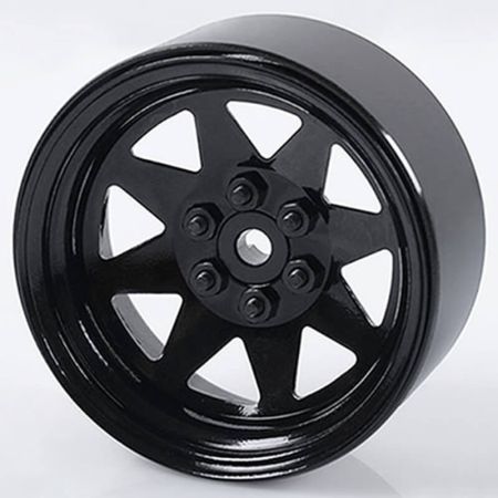 RC4WD 6 Lug Wagon 2.2" Steel Stamped Beadlock Wheels (Black) (Z-W0190)