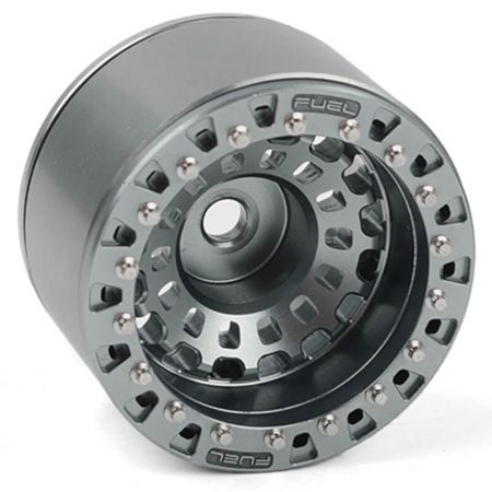 RC4WD Fuel Off-Road 1.55 Zephyr Beadlock Wheels (Gunmetal) (Z-W0333)