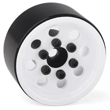 RC4WD Stamped Steel 1.0" Pro8 Beadlock Wheels (White) (Z-W0357)